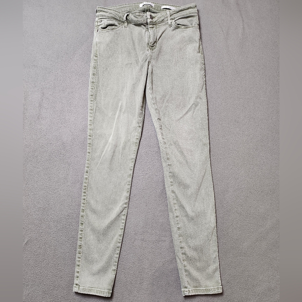 Guess Women's Sexy Curve Skinny Jeans in Faded Green Sz 29